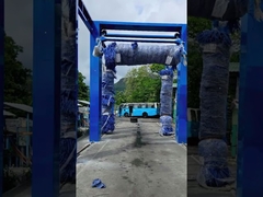 お客様は、当社のマニュアルに従い、Kolonドライブスルー3ブラシバスウォッシャーを自ら設置されました！