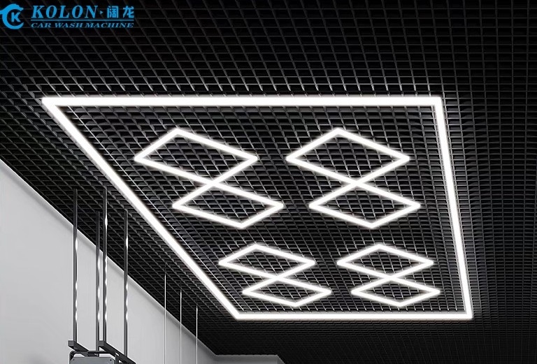ホットセラー 6500K六角ガレージ LEDライト 天井ライトグリッド LEDライトガレージ自動車 LED