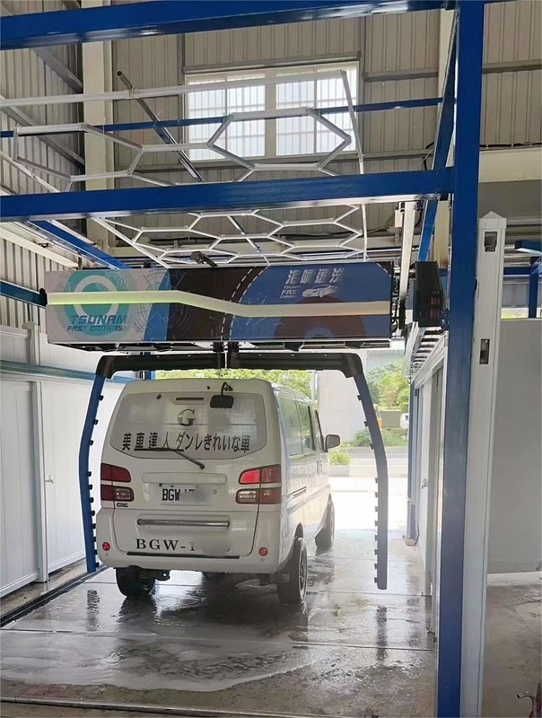 高圧水噴射 触覚のない洗車機 プロの洗浄用 双腕