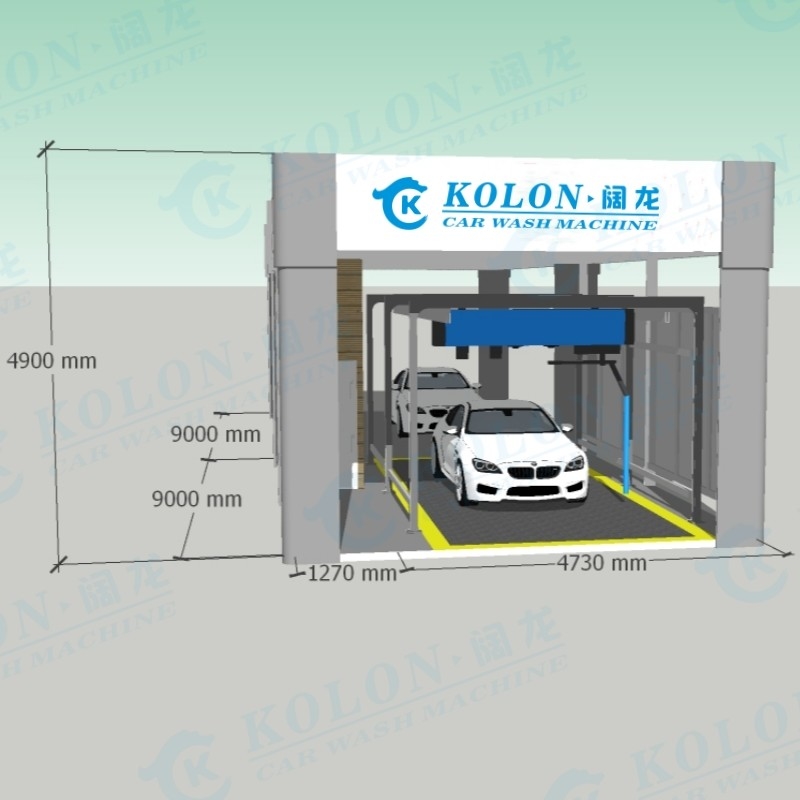 コロン 380V 24.5kW 高圧洗浄機能付き 調節可能な圧力のタッチレス洗車機